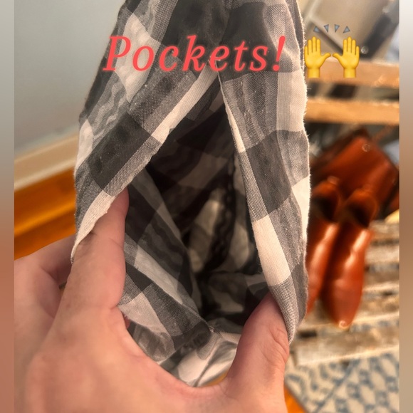 Torrid Seersucker Gingham Peasant Midi Dress - Picture 5 of 7